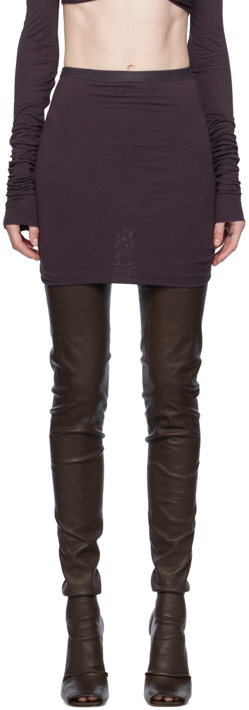

Rick Owens Lilies Фиолетовая мини-юбка Jade