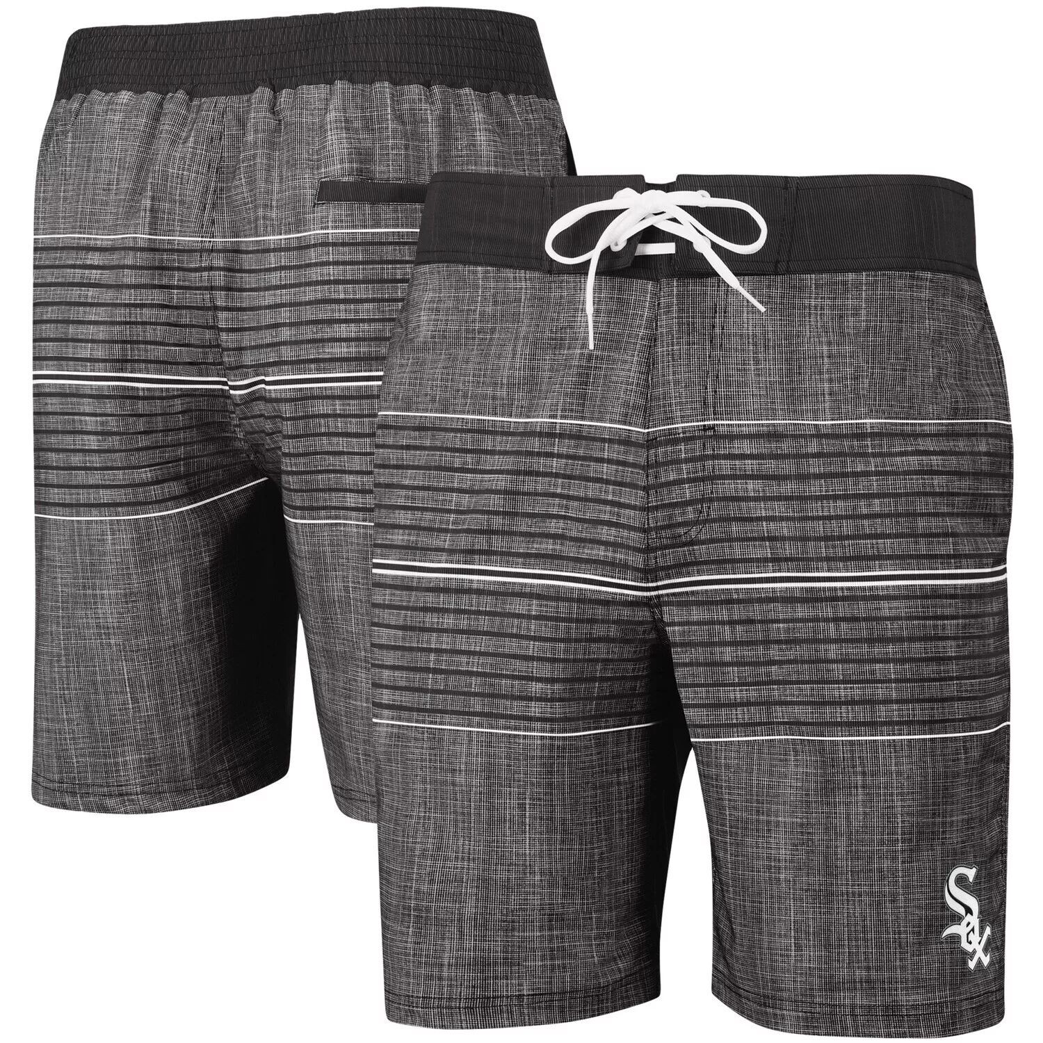 

Мужские плавки для волейбола G-III Sports от Carl Banks Charcoal Chicago White Sox Horizon Volley