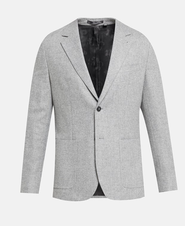 

Шерстяной пиджак Ted Baker, серый