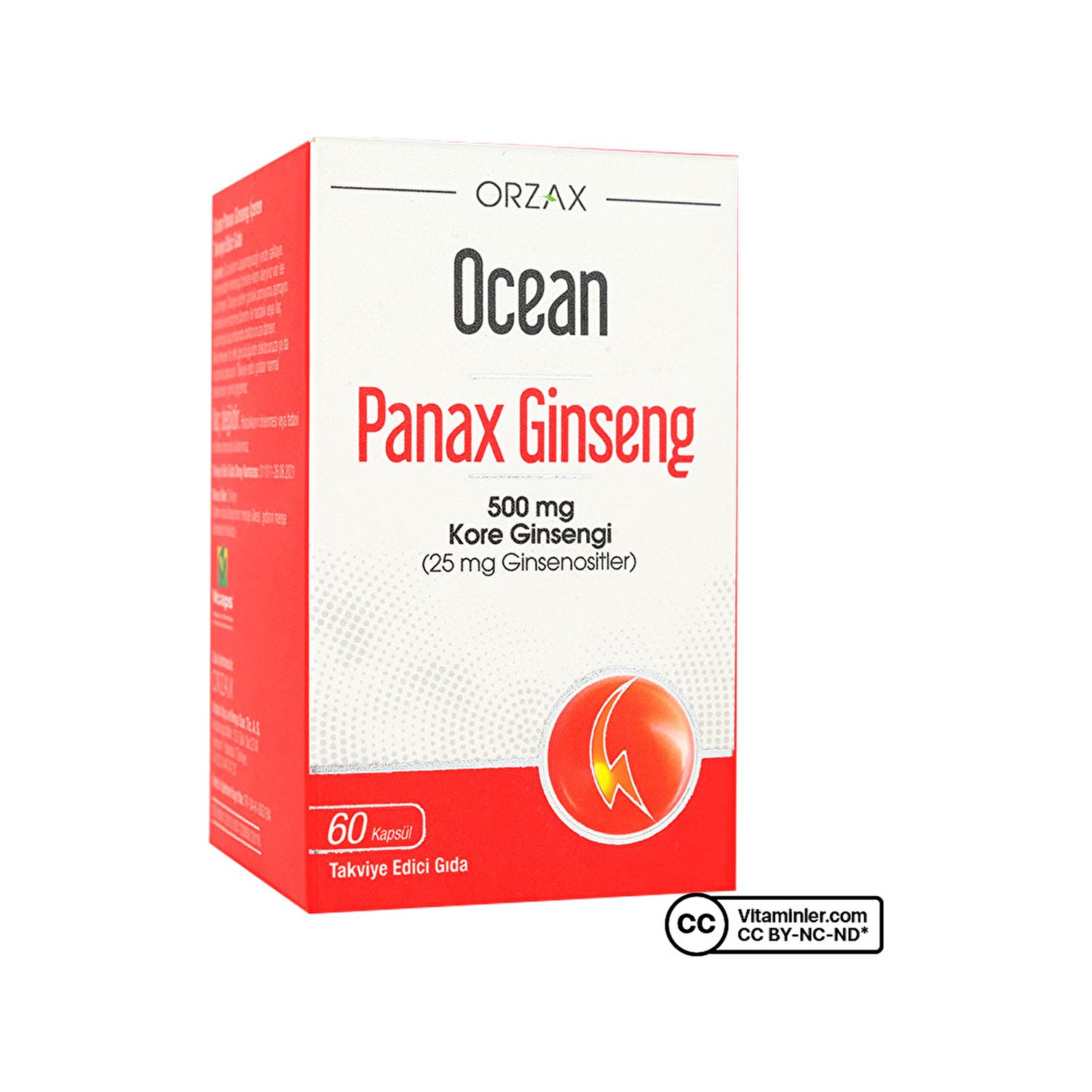 Пищевая добавка Ocean Panax Ginseng, 60 капсул country life gut connection weight balance 60 vegan capsules