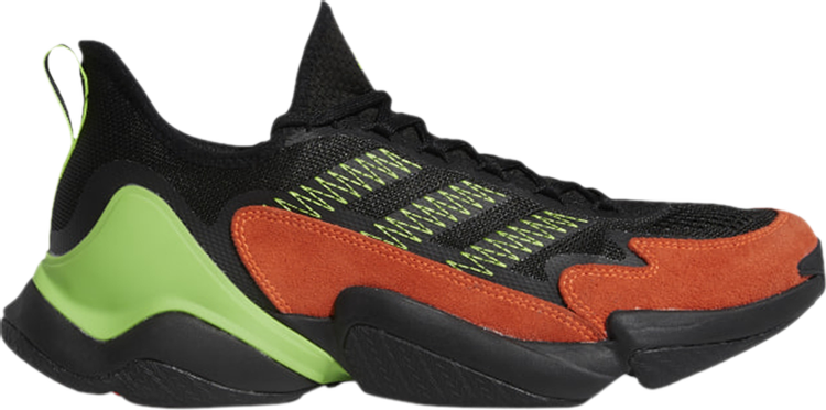 Кроссовки Adidas Mahomes 1 Impact FLX 'Black Team Solar Orange', черный - фото