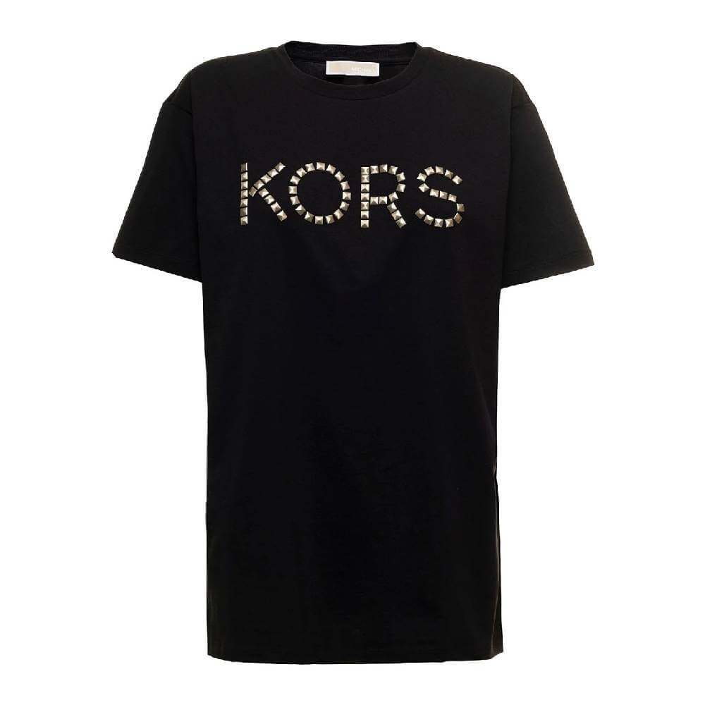 

Футболка Michael Kors Studded Logo, черный