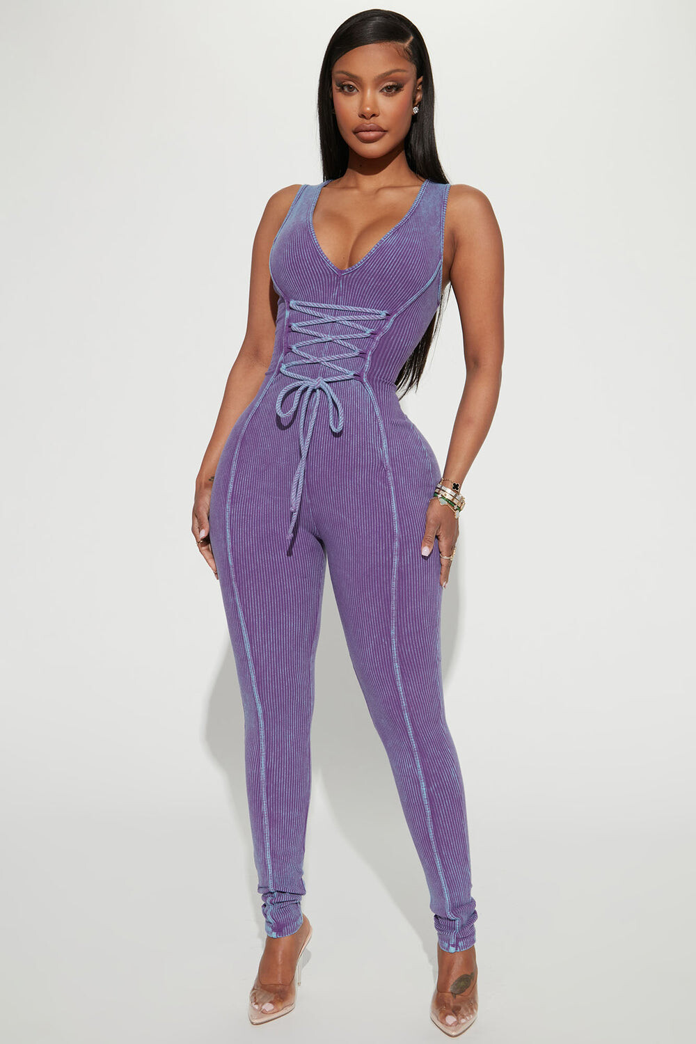

Комбинезон Fashion Nova GD3750, фиолетовый