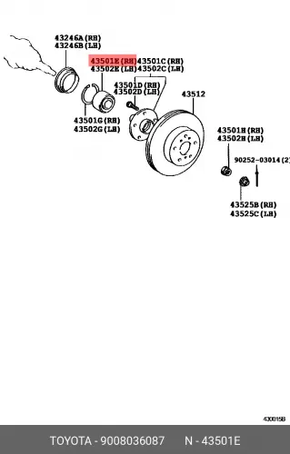 Подшипник ступицы колеса 9008036087 TOYOTA LEXUS подшипник ступицы заднего eheel dac306342 3063 вт dac30630042 для cfmoto quad cf500 модель dac3063w подшипник atv utv запчасти 30499 03081