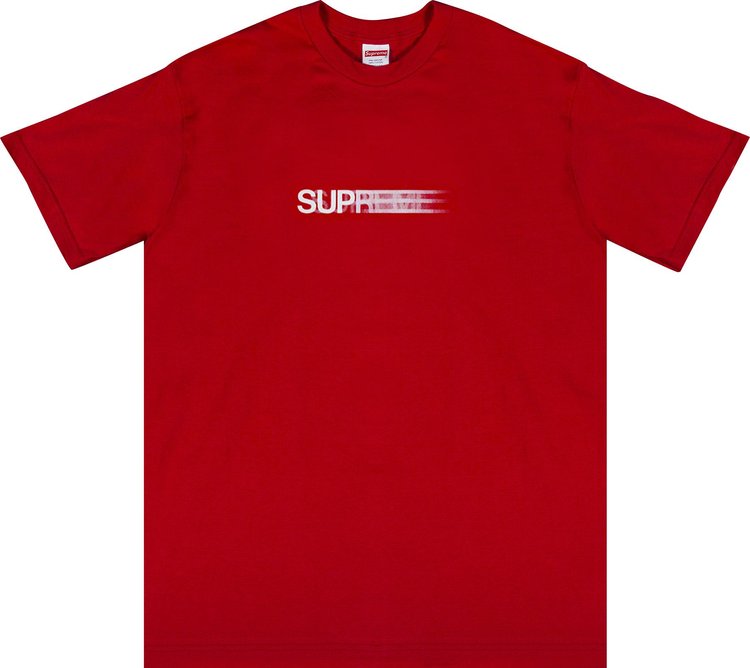 Футболка Supreme Motion Logo Tee 'Red', красный футболка supreme motion logo tee black черный