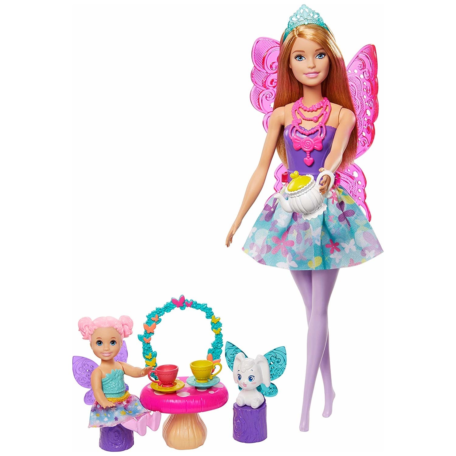 barbie design set hair accessories Кукла Barbie Dreamtopia Princess Doll & Accessories GJK50