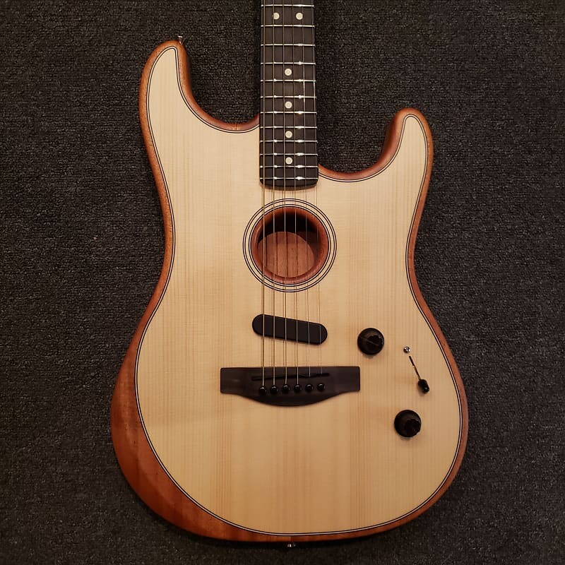 

Fender American Acoustasonic Stratocaster - Натуральный
