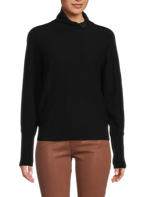 

Свитер dolman из смесовой шерсти Bruno Magli Black
