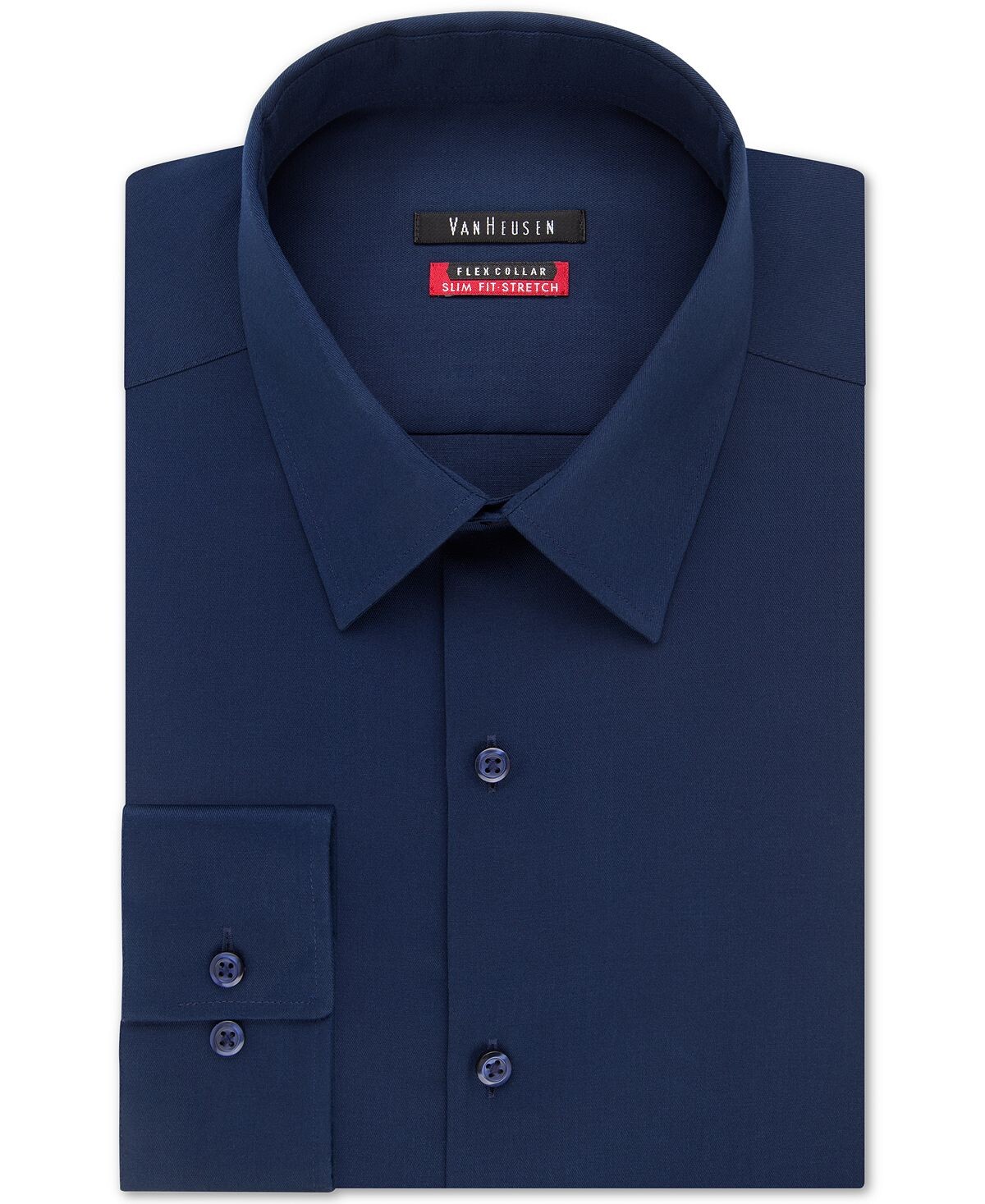 

Мужская рубашка slim-fit flex collar stretch solid Van Heusen, мульти