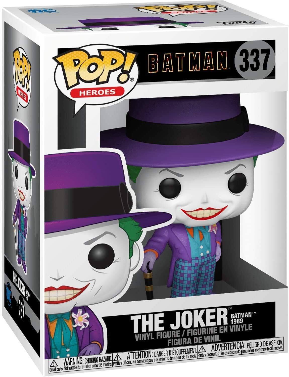 Фигурка Funky POP! Batman 80th - Joker with Hat (1989) фигурка funko pop heroes dc batman 1989 joker w hat 47709