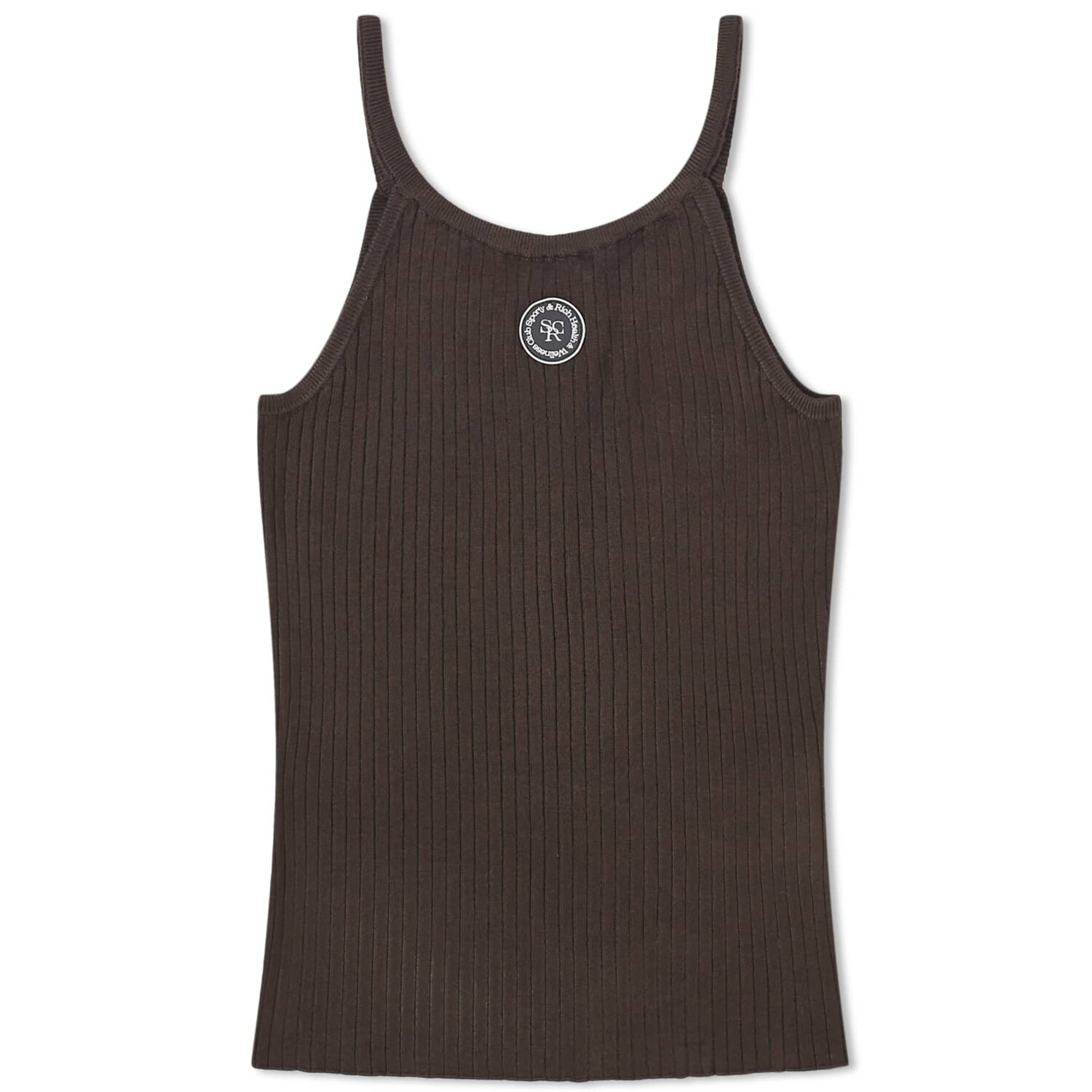 

Топ Sporty & Rich Srhwc Ribbed, коричневый