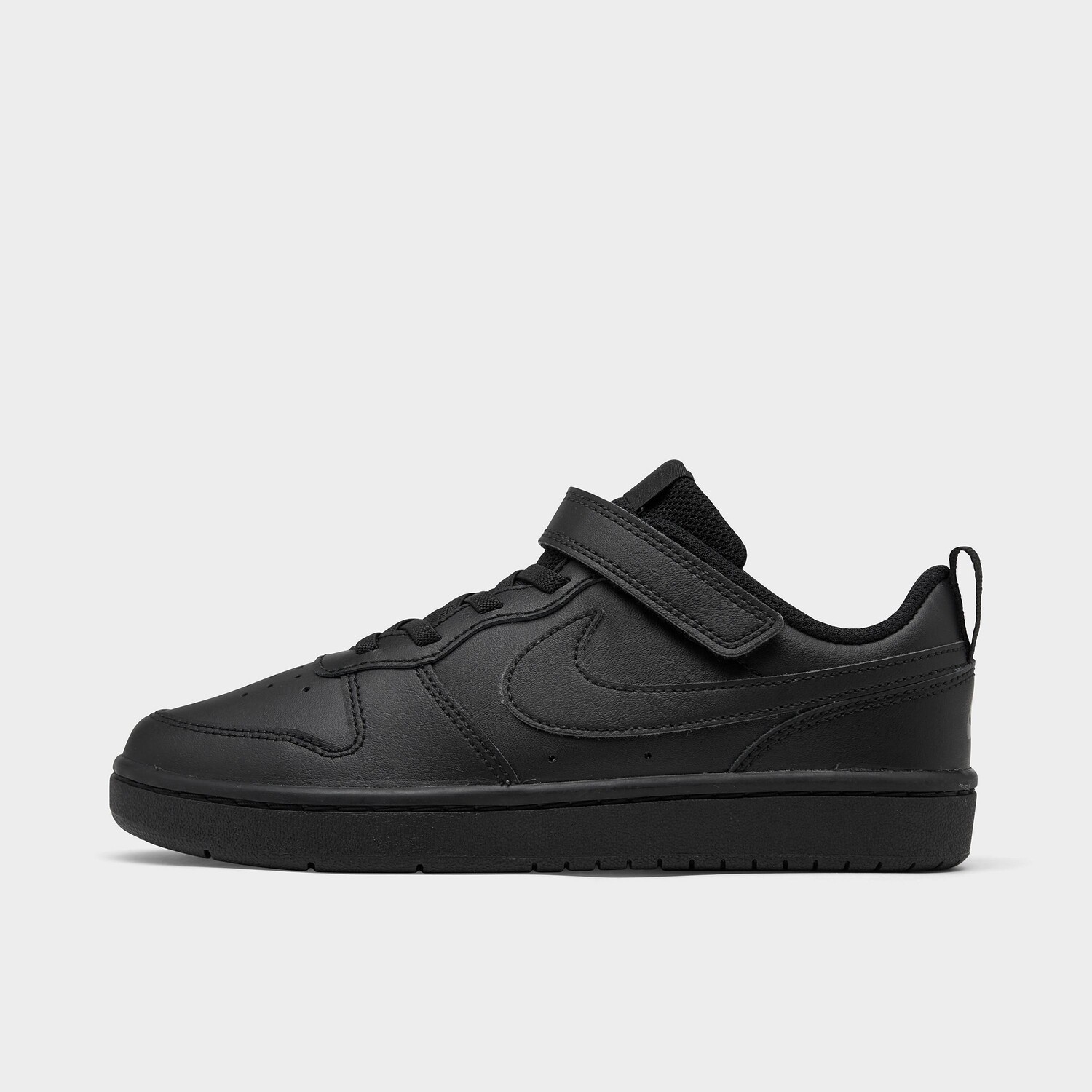 

Детские кроссовки на Nike Court Borough Low 2 Hook-and-Loop Casual, черный