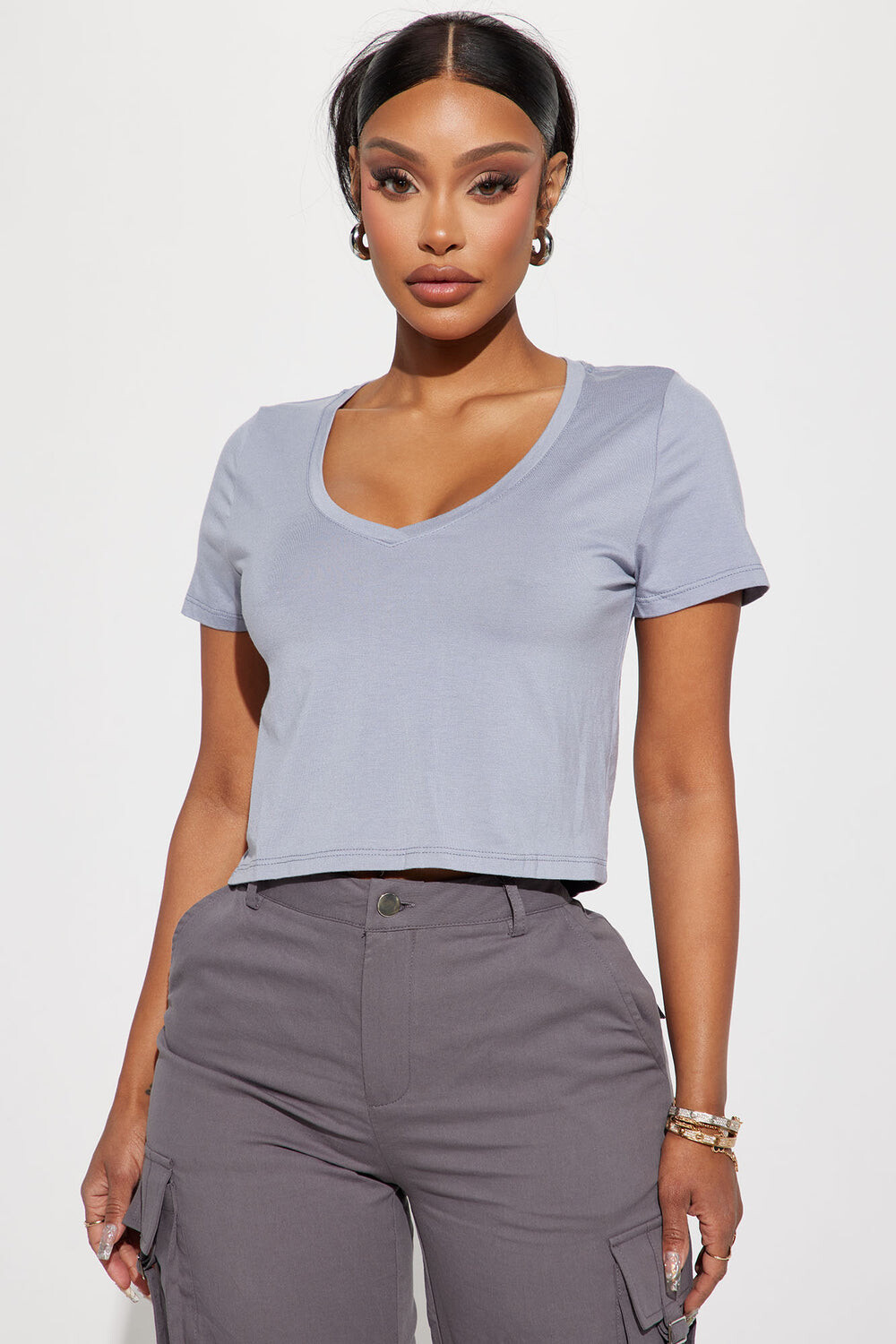 

Топ Fashion Nova AY34882, синий