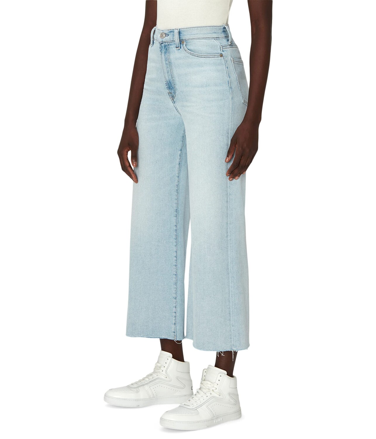 

Джинсы 7 For All Mankind, Ultra High-Rise Crop Jo with Cut Hem in Luxe Vintage Sandalwood