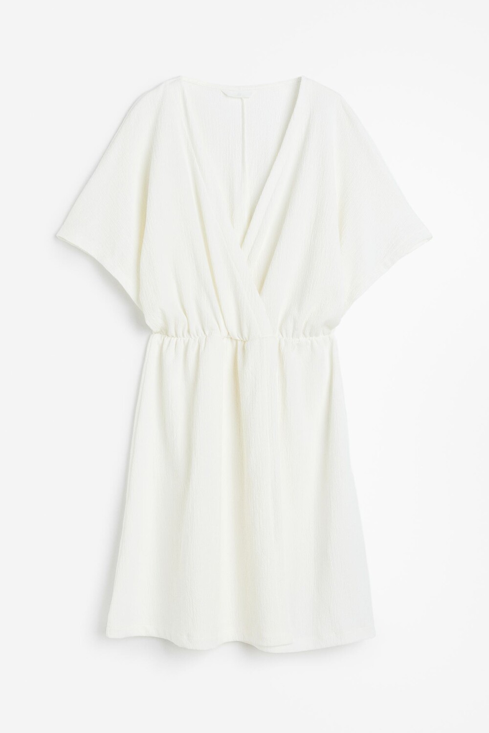 

Платье H&M Crinkled Wrap, белый