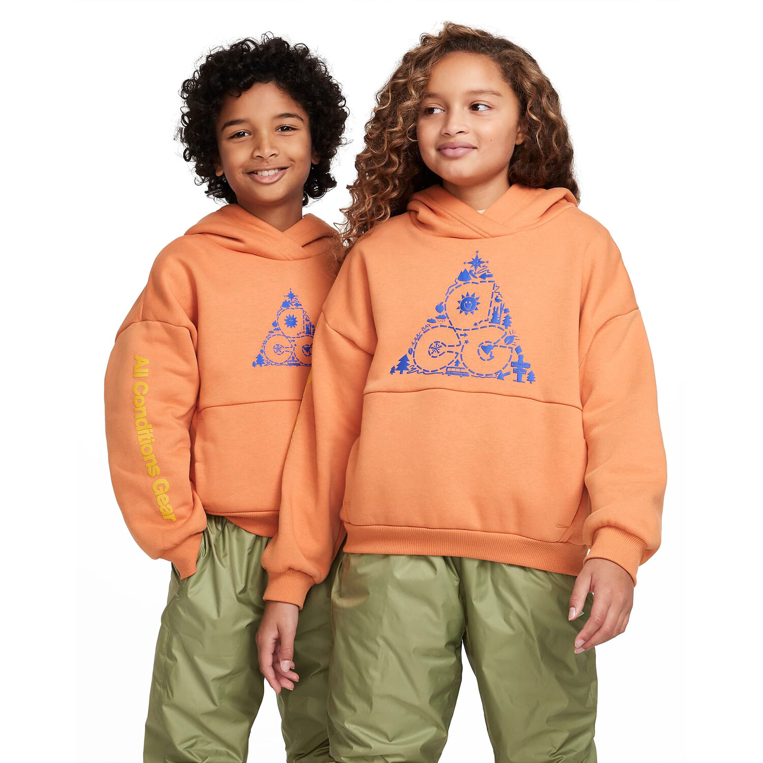 

Худи Nike ACG Icon Fleece Big Kids' Oversized, персиковый