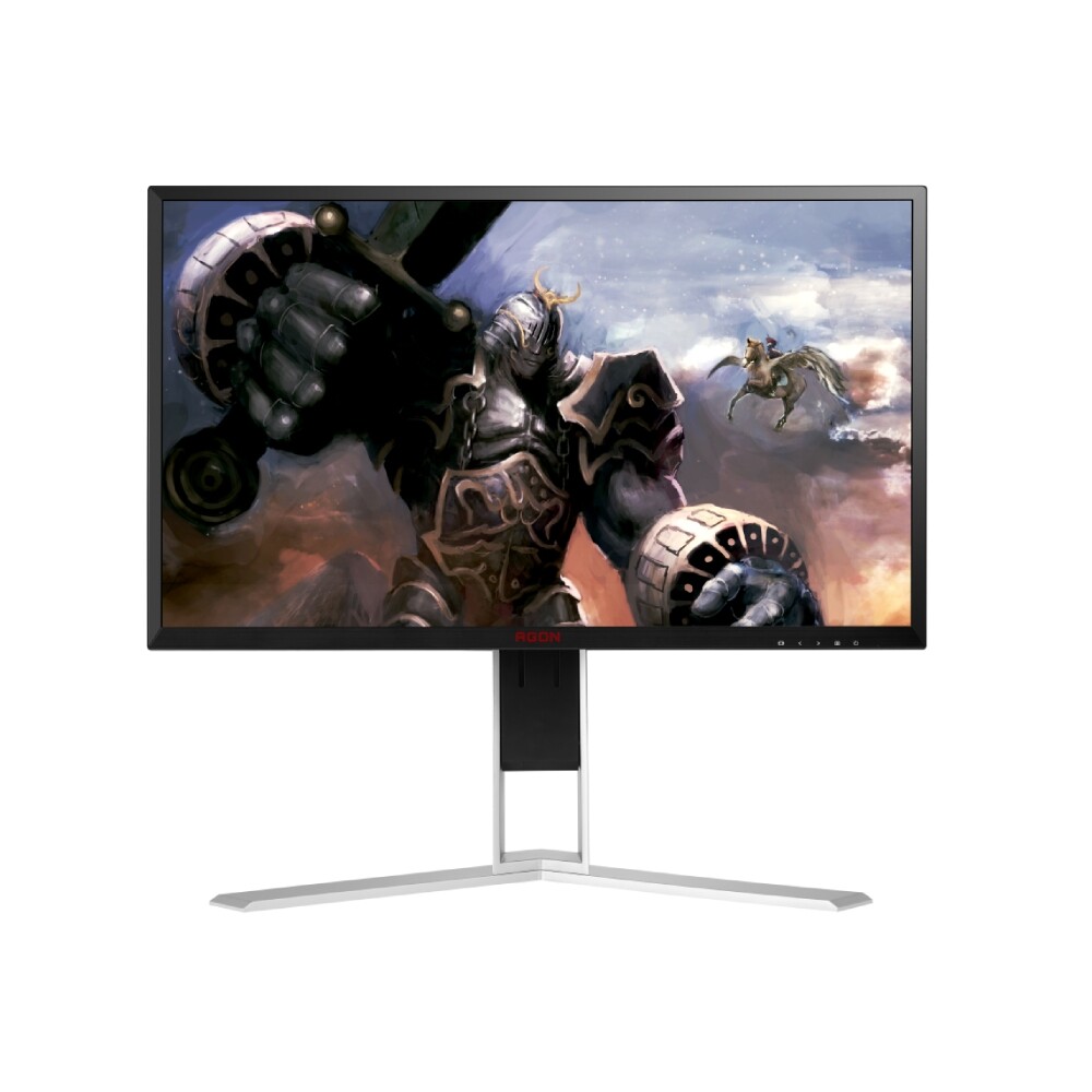 Монитор игровой AOC AGON AG271QG, 27, QHD, IPS, 165 Гц, чёрный/белый/красный монитор aoc agon pro ag274qxm