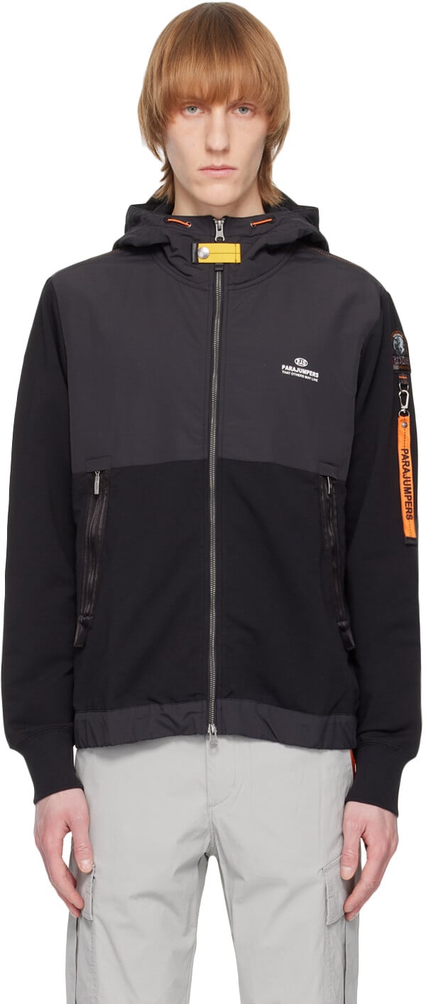 

Черный свитшот с трезубцем Parajumpers
