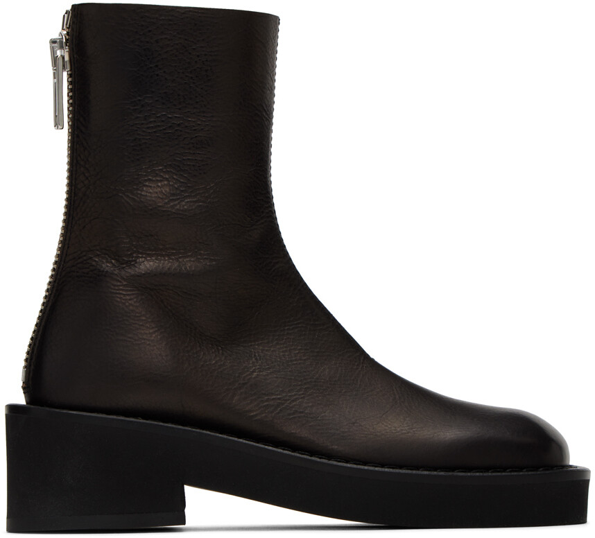 

Полированные сапоги Черной руки MM6 Maison Margiela