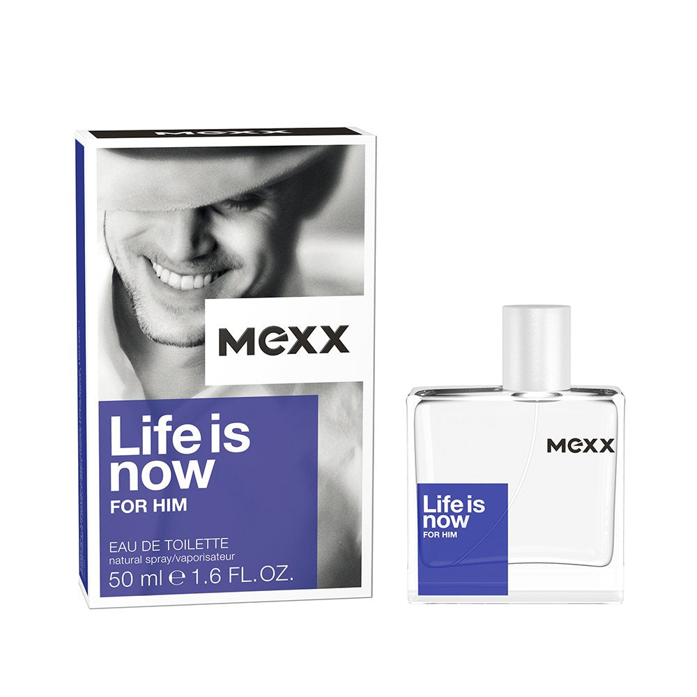 Mexx Туалетная вода-спрей Life is Now for Him 50 мл look up now life is surprising for him туалетная вода 50мл