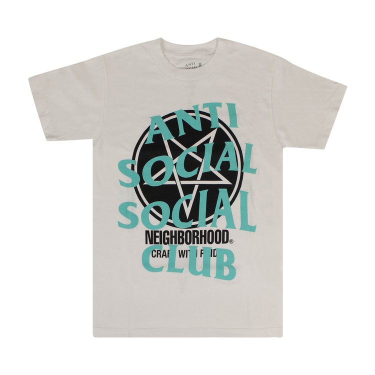 Футболка Anti Social Social Club x Neighborhood Filth Fury T-Shirt 'White', белый - фото