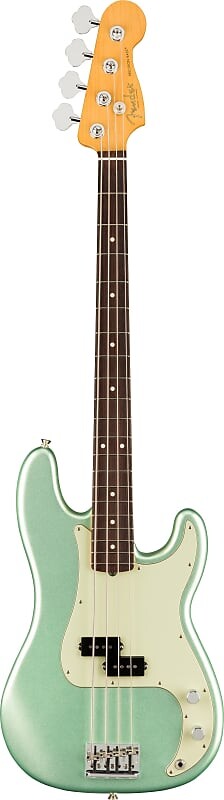 

Fender American Professional II Precision Bass Mystic Surf Green с жестким футляром
