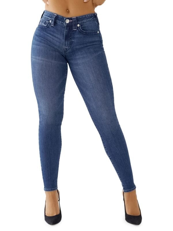 

Джинсы Скинни True Religion Jennie, голубой