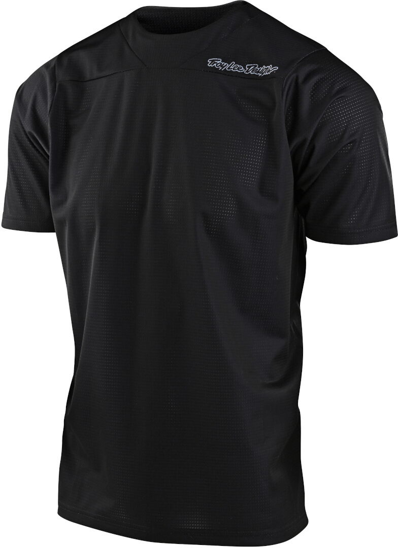 Футболка Troy Lee Designs Skyline Solid Велосипедная, черная футболка велосипедная troy lee designs drift solid с коротким рукавом темно серый