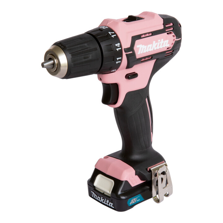 

Аккумуляторная дрель Makita CXT розового цвета DF333DWAP2