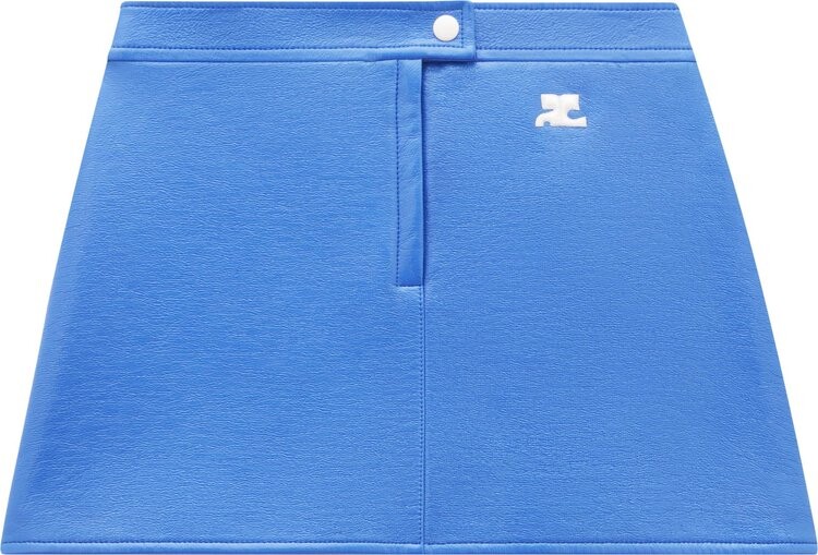 

Юбка Courrèges Vinyl Mini Skirt 'Blue', синий