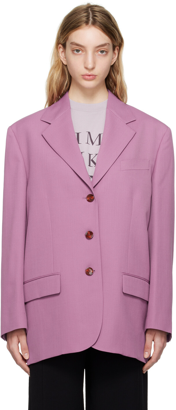 

Розовый однобортный пиджак Acne Studios