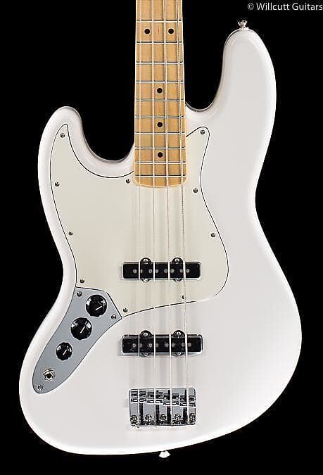

Бас-гитара Fender Player Jazz Bass Polar White Maple Lefty - MX21282313-9.67 lbs