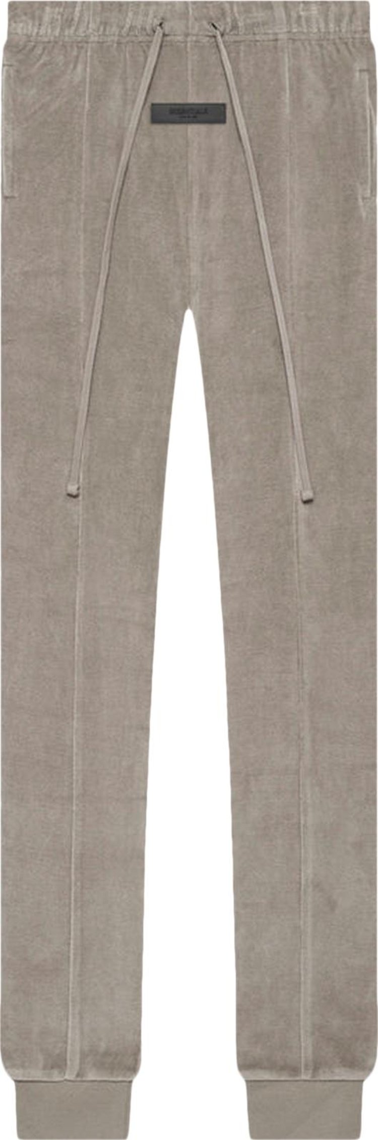 Брюки Fear of God Essentials Velour Pant 'Desert Taupe', серый - фото