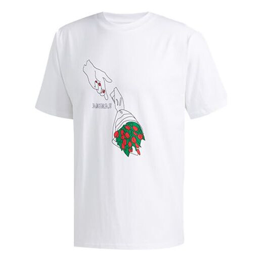 

Футболка Adidas originals Sports Round Neck Short Sleeve White, Белый