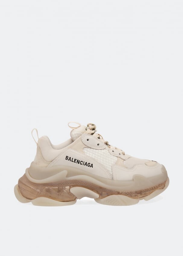 Кроссовки BALENCIAGA Triple S sneakers, нейтральный