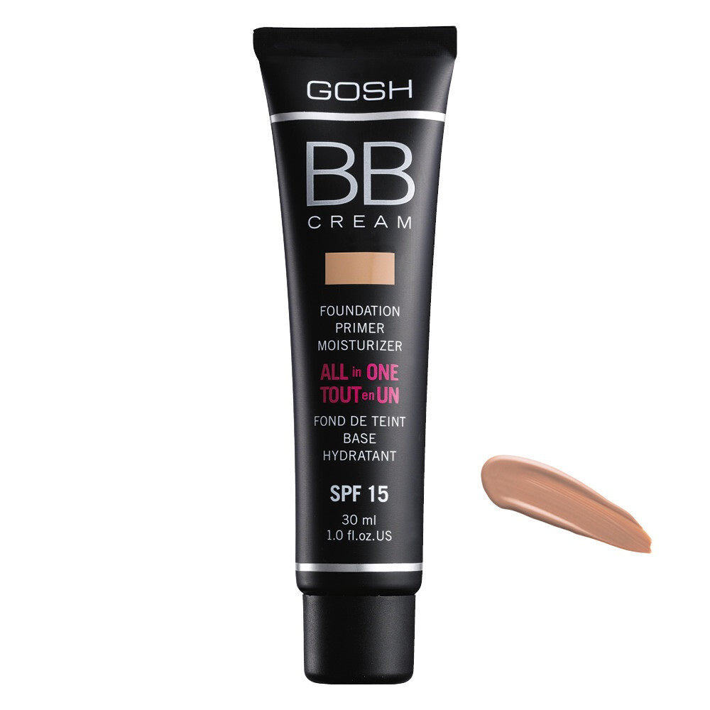 

Gosh BB Cream All In One многофункциональный ВВ-крем основа/крем/тональный крем/ SPF15 03 Теплый Бежевый 30мл