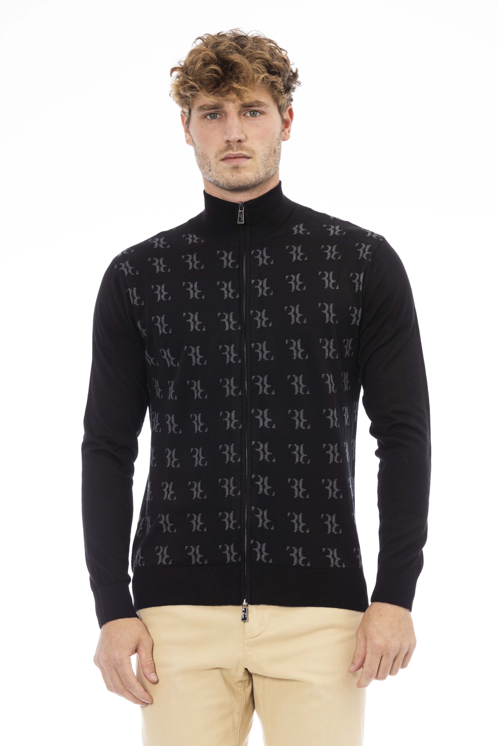 Свитер Billionaire Full Zip, черный свитер gant 8030173 full zip черный