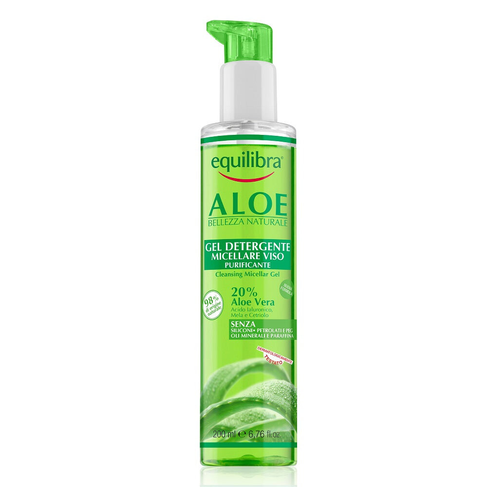 

Equilibra Мицеллярный гель для лица Aloe Cleansing Micellar Gel алоэ мицеллярный гель 200мл