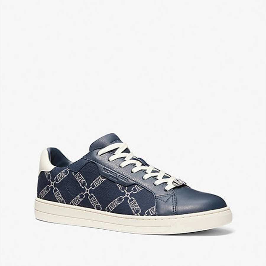 

Кроссовки Michael Kors Keating Empire Logo Jacquard, темно-синий