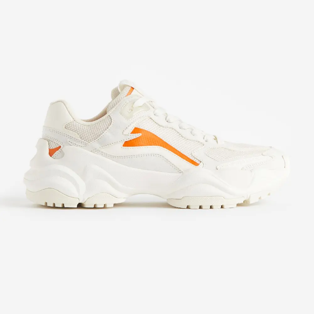 

Кроссовки H&M Chunky, белый/оранжевый