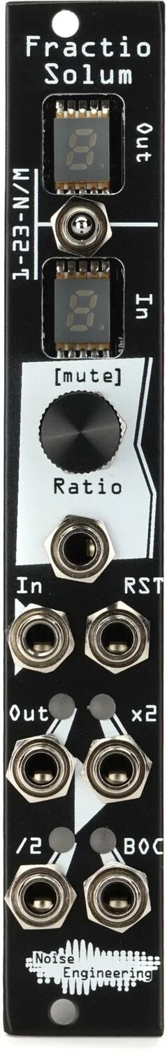 

Шумовая инженерия Fractio Solum Polyrhythmic CV Clock Source и Sequencer Module Eurorack — черный