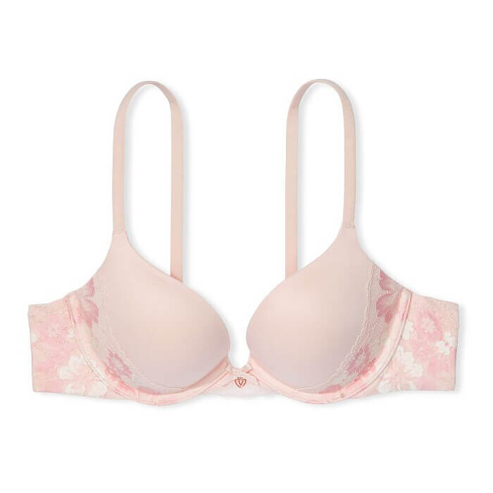 

Бюстгальтер Victoria's Secret Body By Victoria Lace Push-Up, розовый