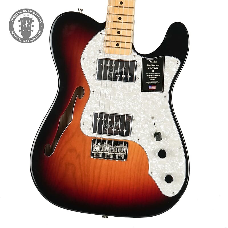 

Новый Fender American Vintage II 72 Thinline Telecaster Sunburst