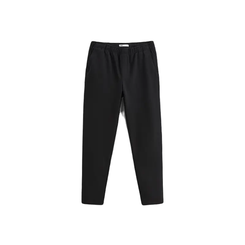 

Брюки ZARA Textured jogger waist, черный