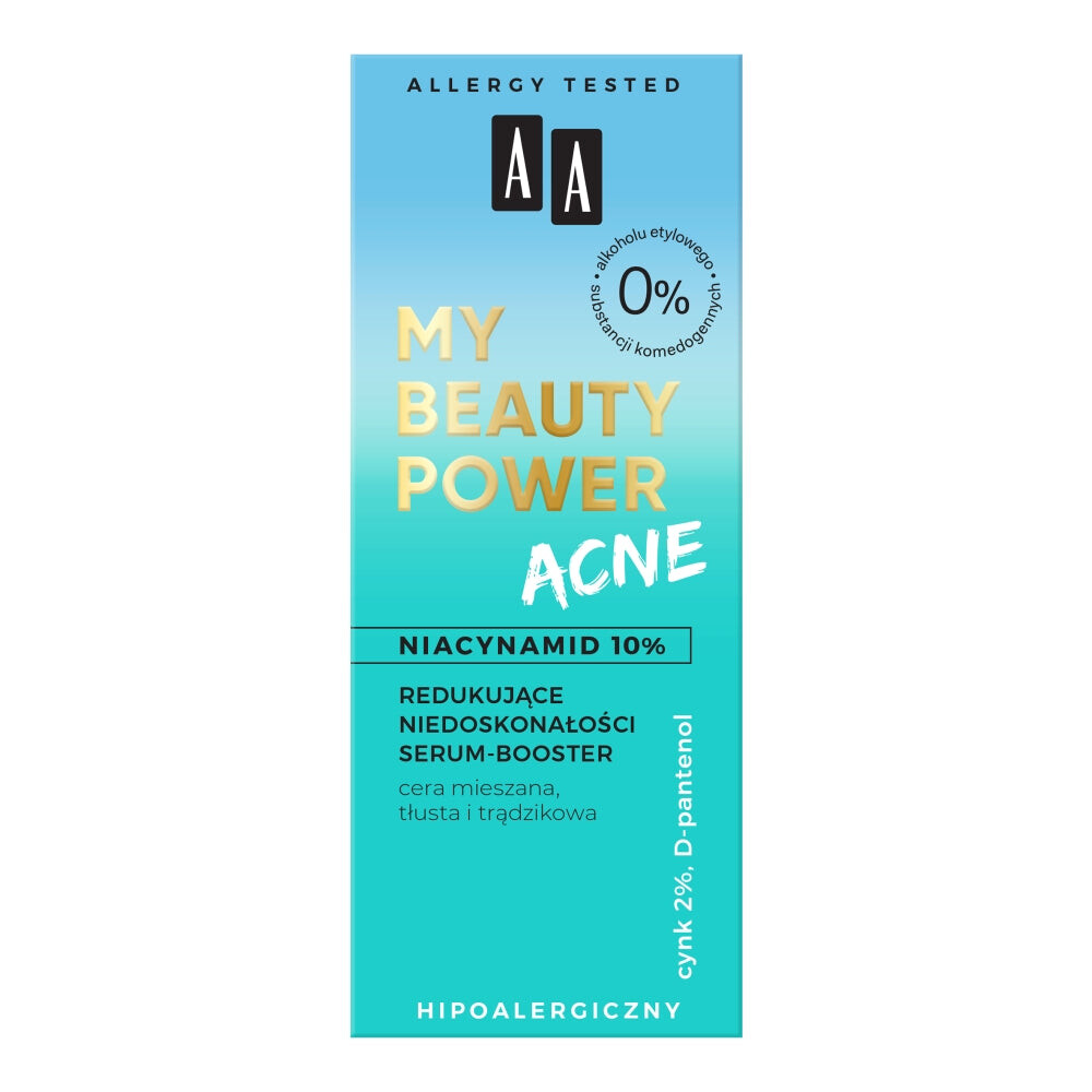 

AA My Beauty Power Acne сыворотка-бустер для уменьшения несовершенств 30мл