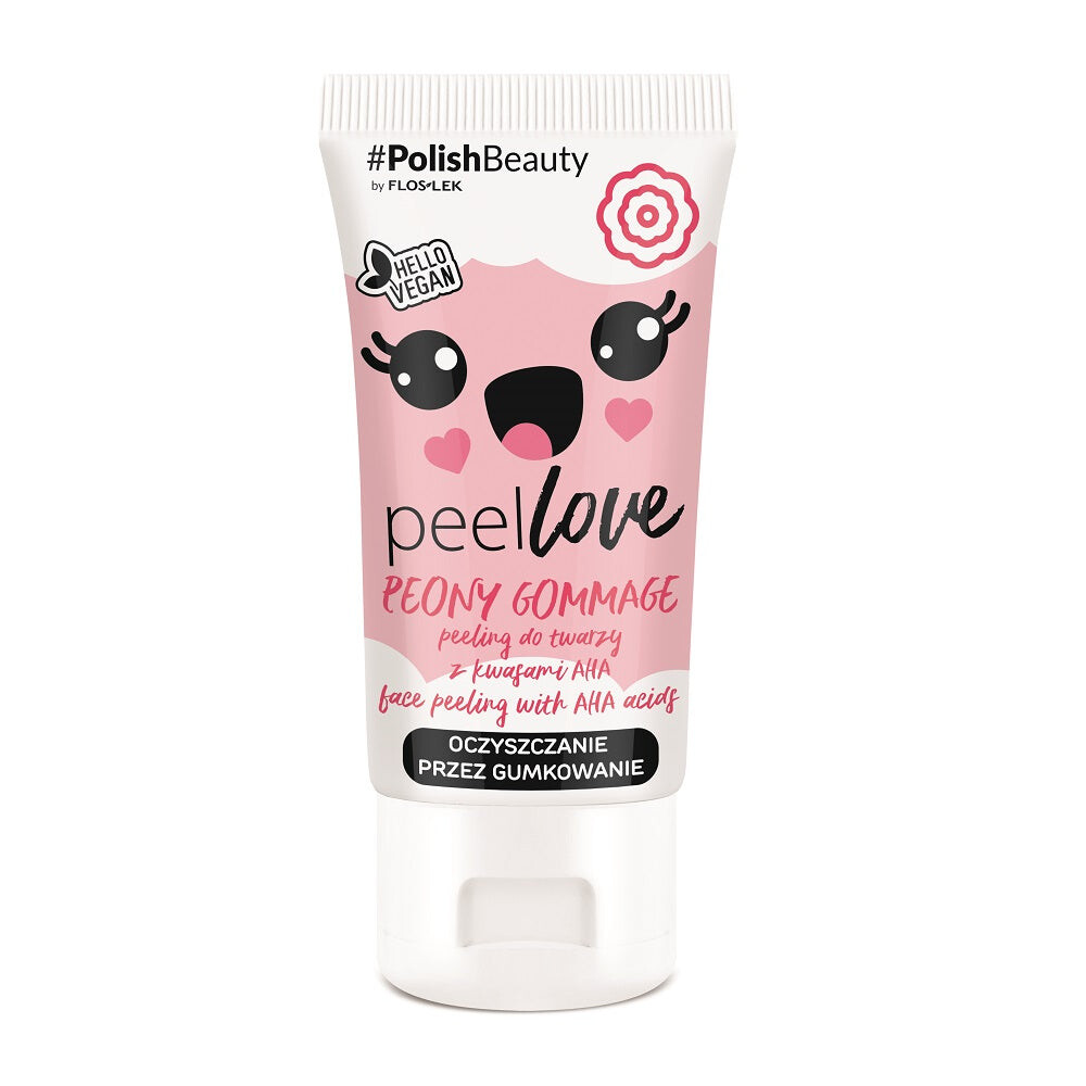 

Floslek Скраб для лица Peellove Peony Gommage с АНА-кислотами 75мл