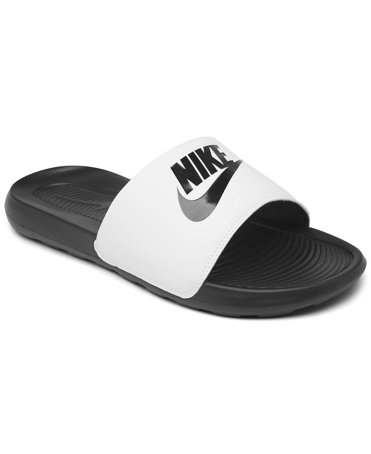 

Мужские сандалии victory one slide от finish line Nike, черно-белый