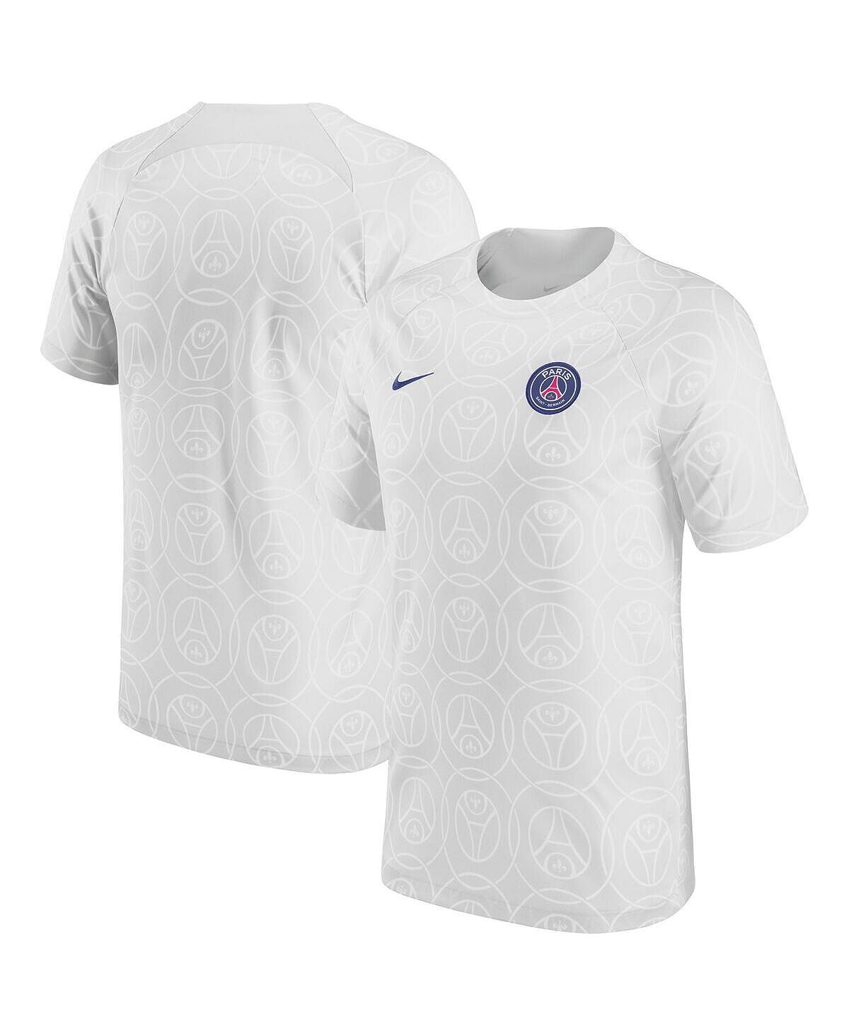 

Мужская предматчевая футболка серого цвета paris saint-germain 2022/23 Nike, серый