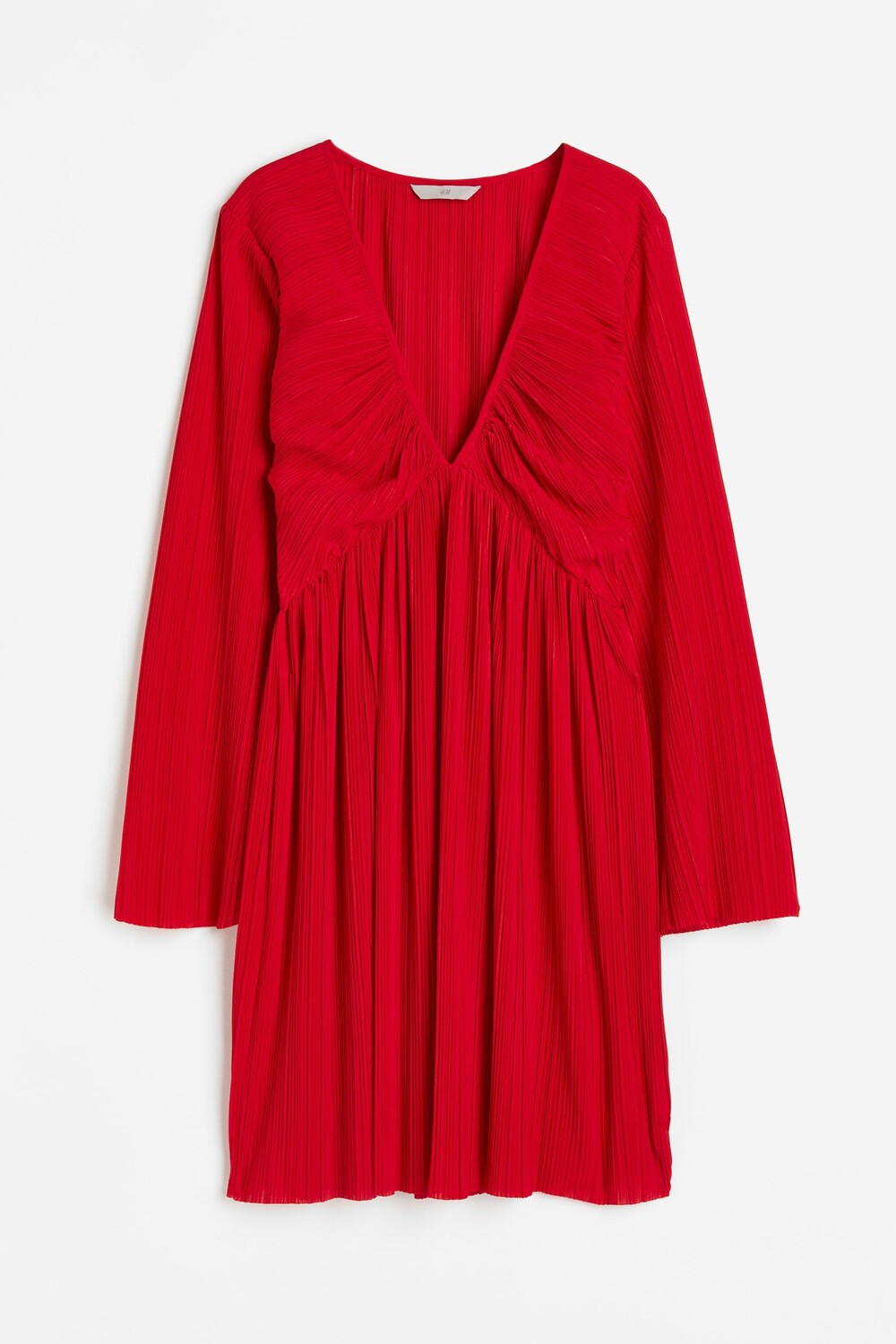 

Платье H&M Pleated Jersey, красный