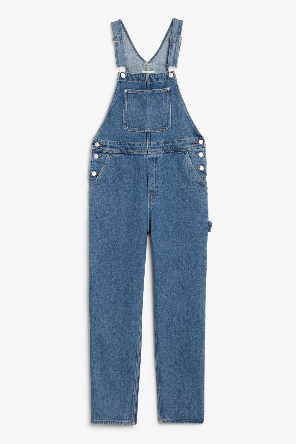 

Джинсовый комбинезон Monki, светло-синий